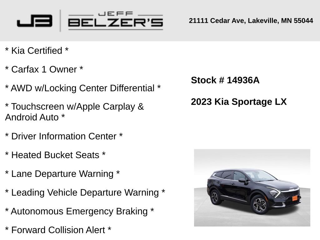 Certified 2023 Kia Sportage LX image 2