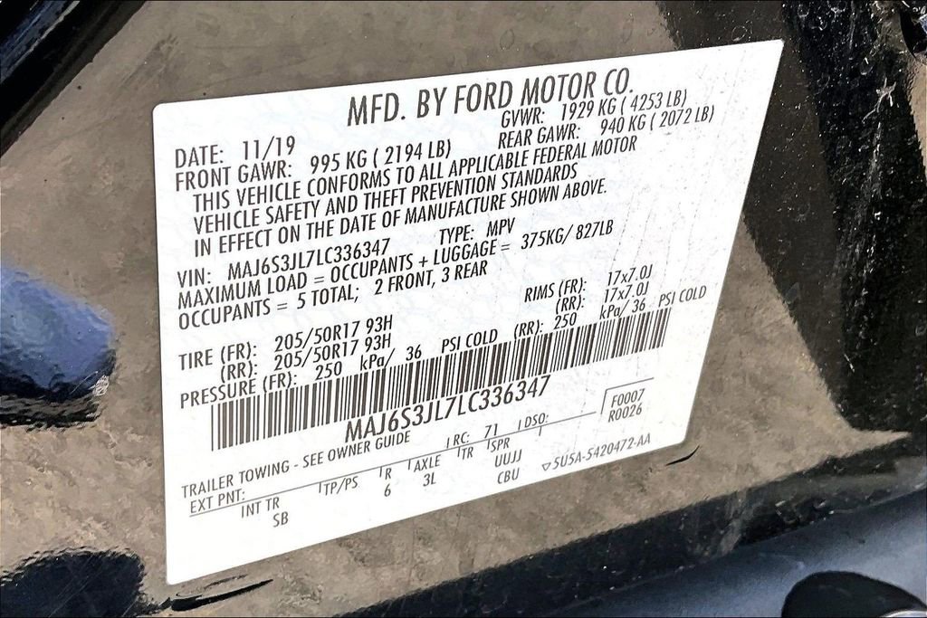 Used 2020 Ford EcoSport SES image 17