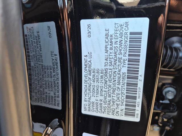 New 2026 Honda Accord Sport image 16