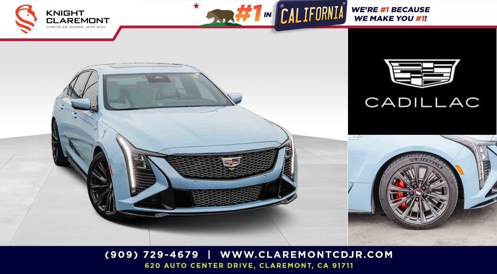 Used 2025 Cadillac CT5 V Blackwing w/ LPO, Red Accent Package RWD image 1
