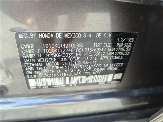Certified 2026 Honda HR-V LX image 23