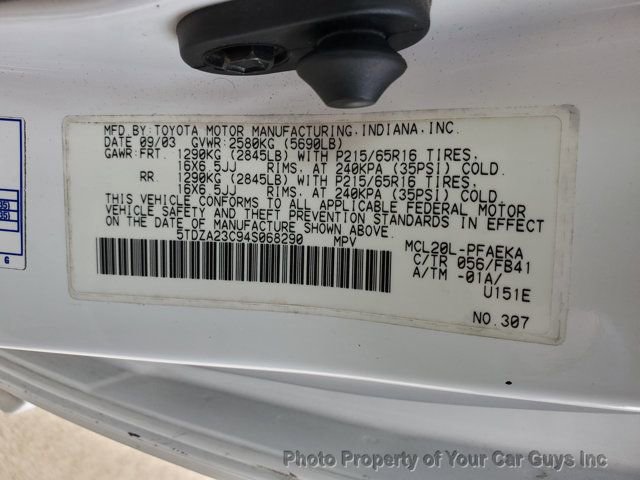 Used 2004 Toyota Sienna FWD image 22