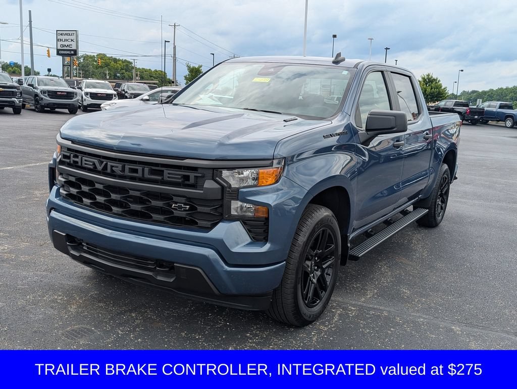 Used 2024 Chevrolet Silverado 1500 Custom w/ Dark Appearance Package AWD/4WD image 3