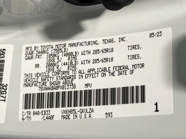 Certified 2023 Toyota Sequoia TRD Pro AWD/4WD image 28