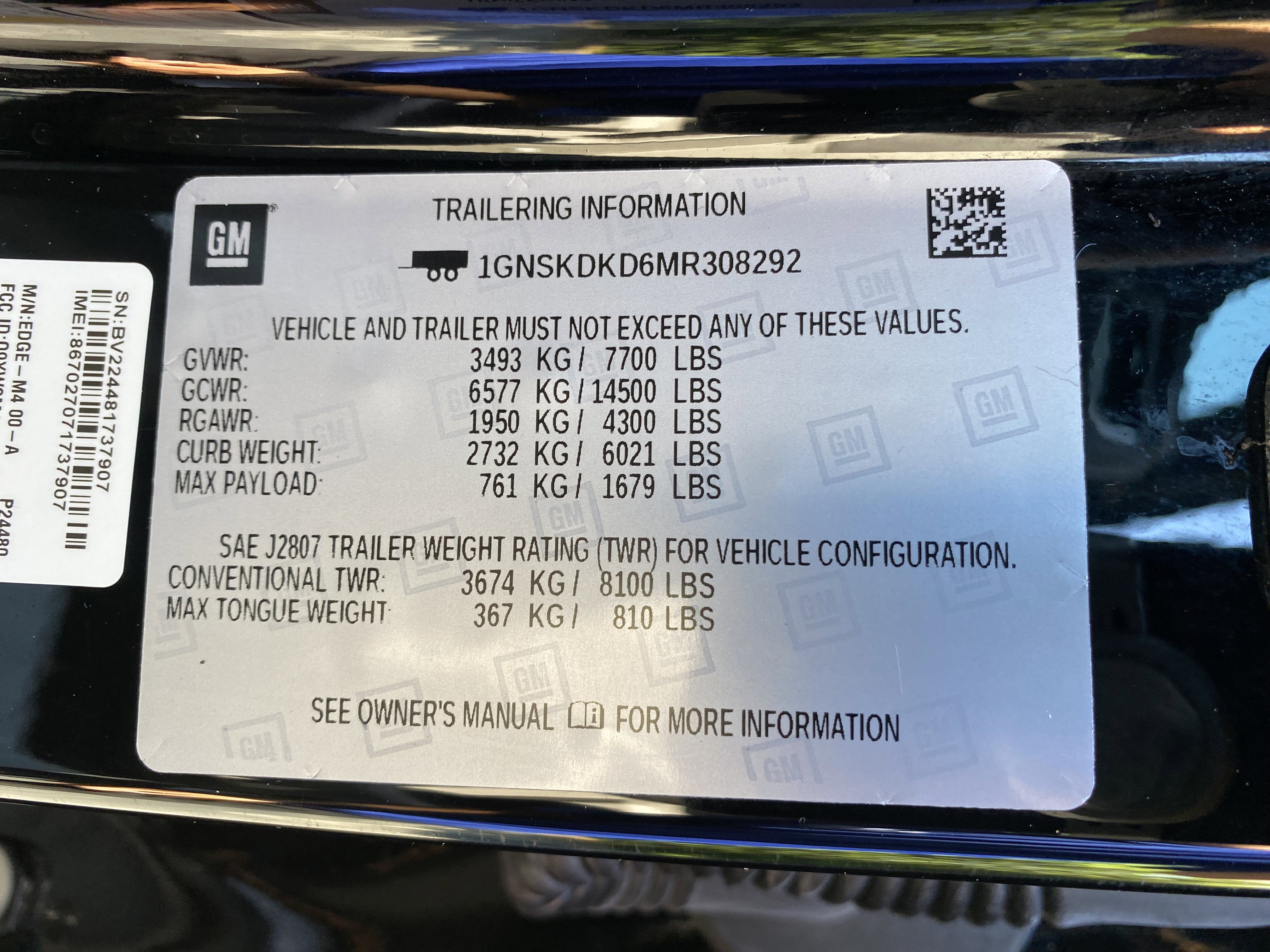 Used 2021 Chevrolet Suburban Z71 w/ Z71 Off-Road Package AWD/4WD image 38