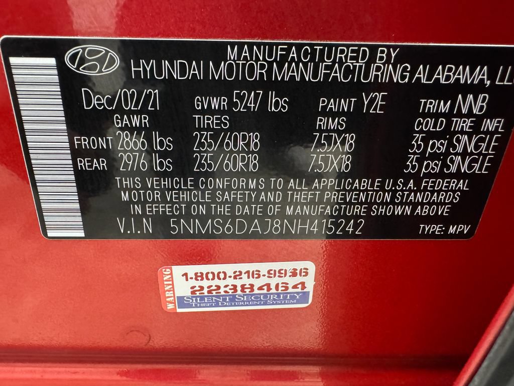 Used 2022 Hyundai Santa Fe XRT AWD/4WD image 32