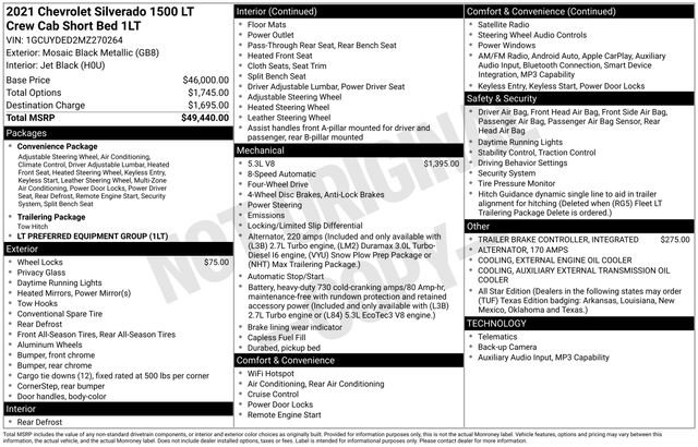 Used 2021 Chevrolet Silverado 1500 LT AWD/4WD image 8