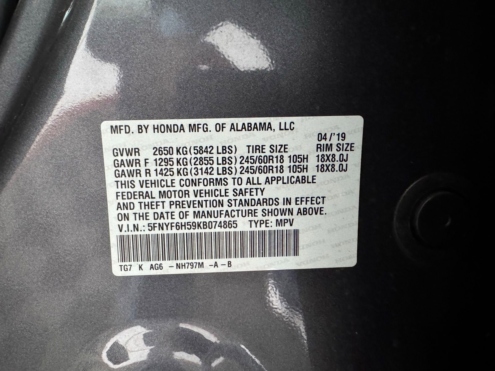 Used 2019 Honda Pilot EX-L image 25