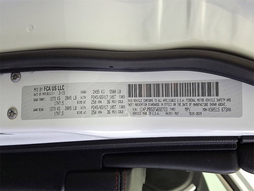 Used 2015 Jeep Cherokee Trailhawk w/ Cold Weather Group image 27