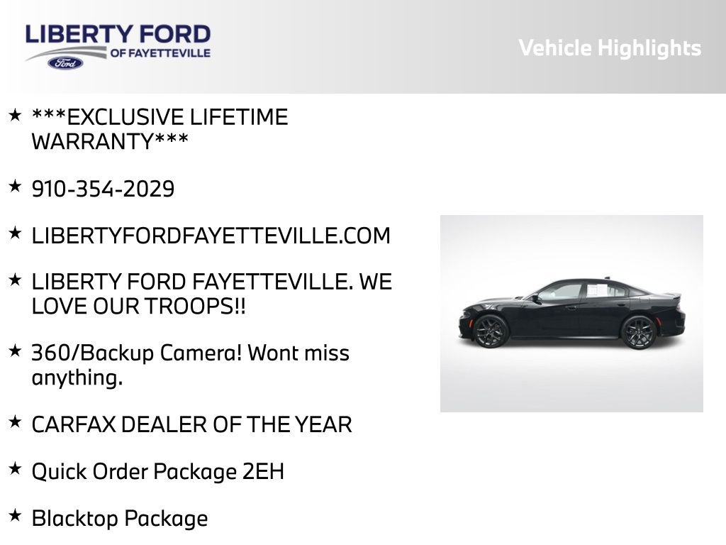 Used 2023 Dodge Charger GT w/ Blacktop Package RWD image 5