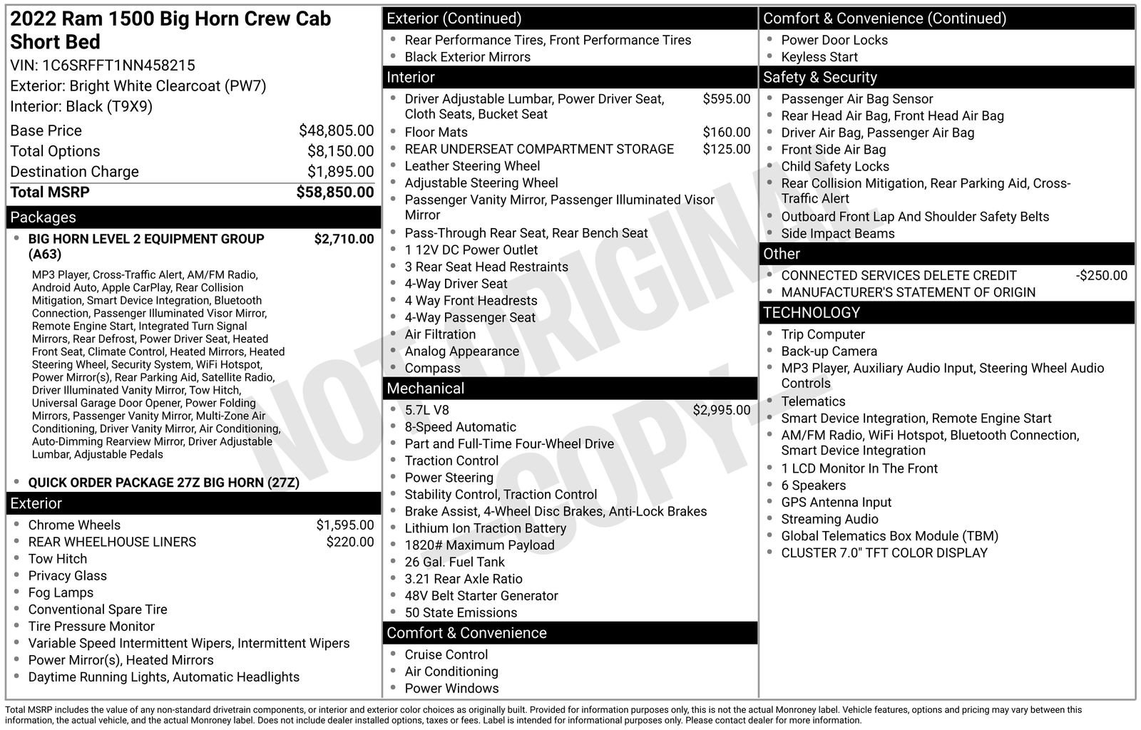 Used 2022 RAM 1500 Big Horn AWD/4WD image 4