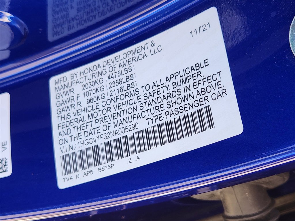 Used 2022 Honda Accord Sport image 31