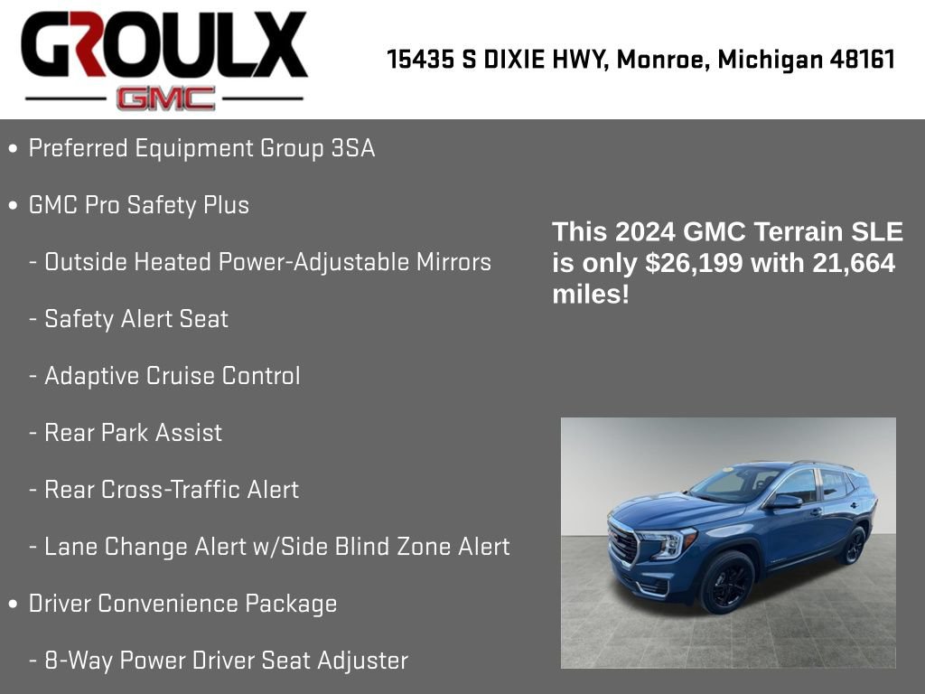 Used 2024 GMC Terrain SLE w/ Driver Convenience Package AWD/4WD image 8
