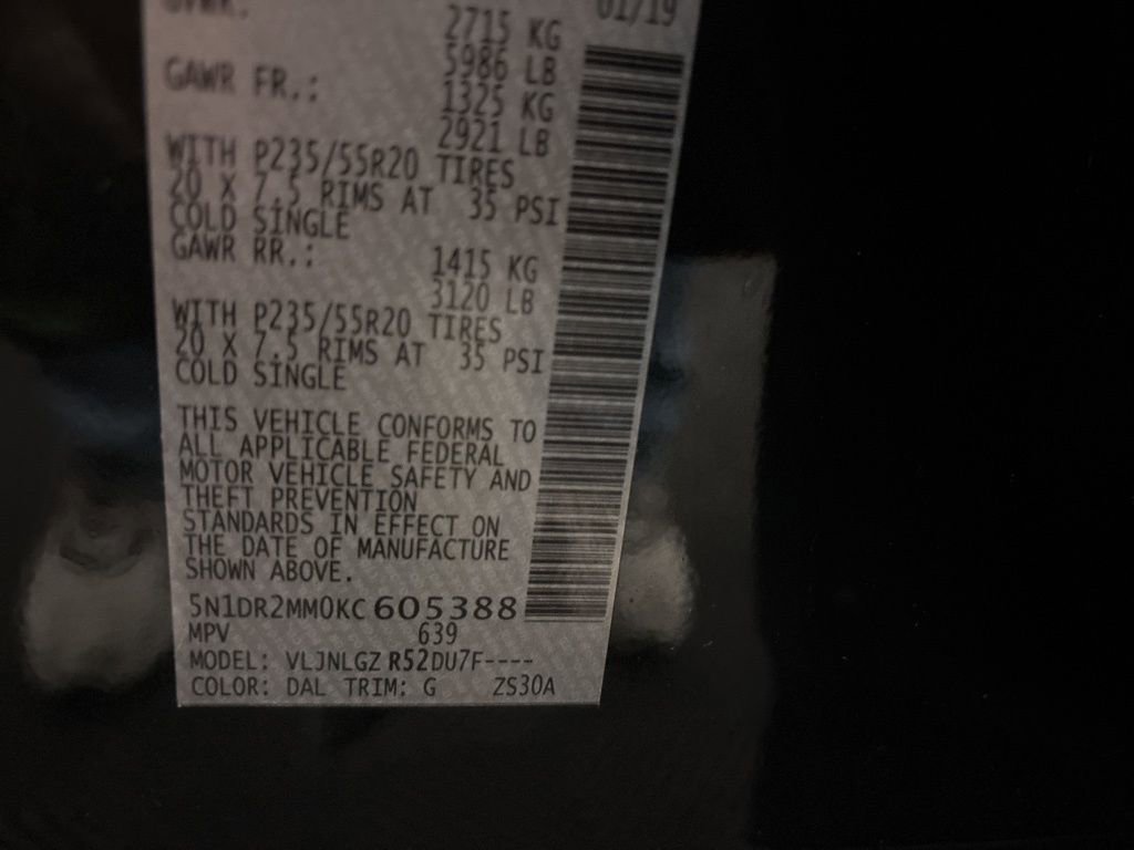 Used 2019 Nissan Pathfinder SL w/ SL Premium Package image 13