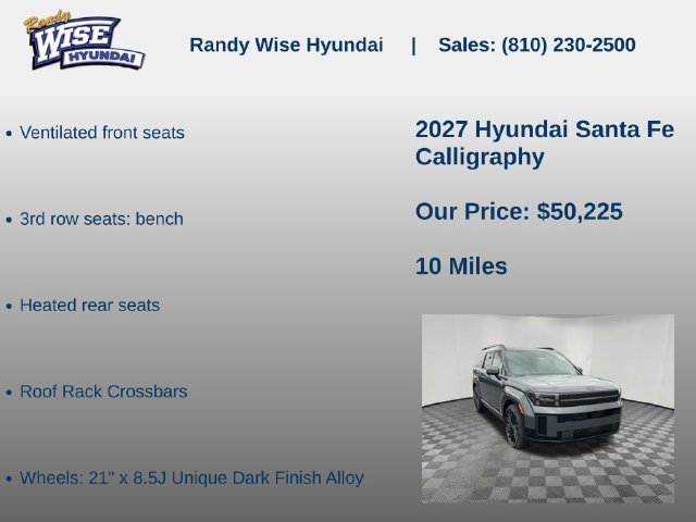 New 2027 Hyundai Santa Fe Calligraphy AWD/4WD image 20