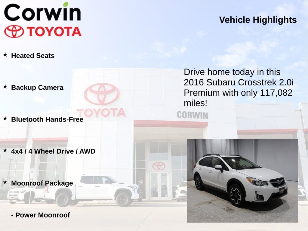 Used 2016 Subaru Crosstrek 2.0i Premium w/ Moonroof Package image 6