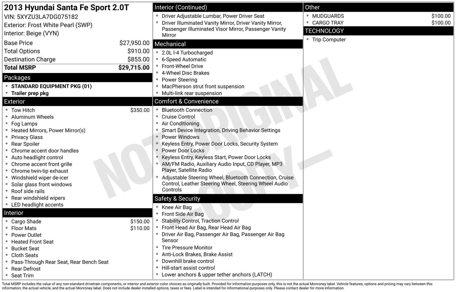 Used 2013 Hyundai Santa Fe Sport 2.0T image 24