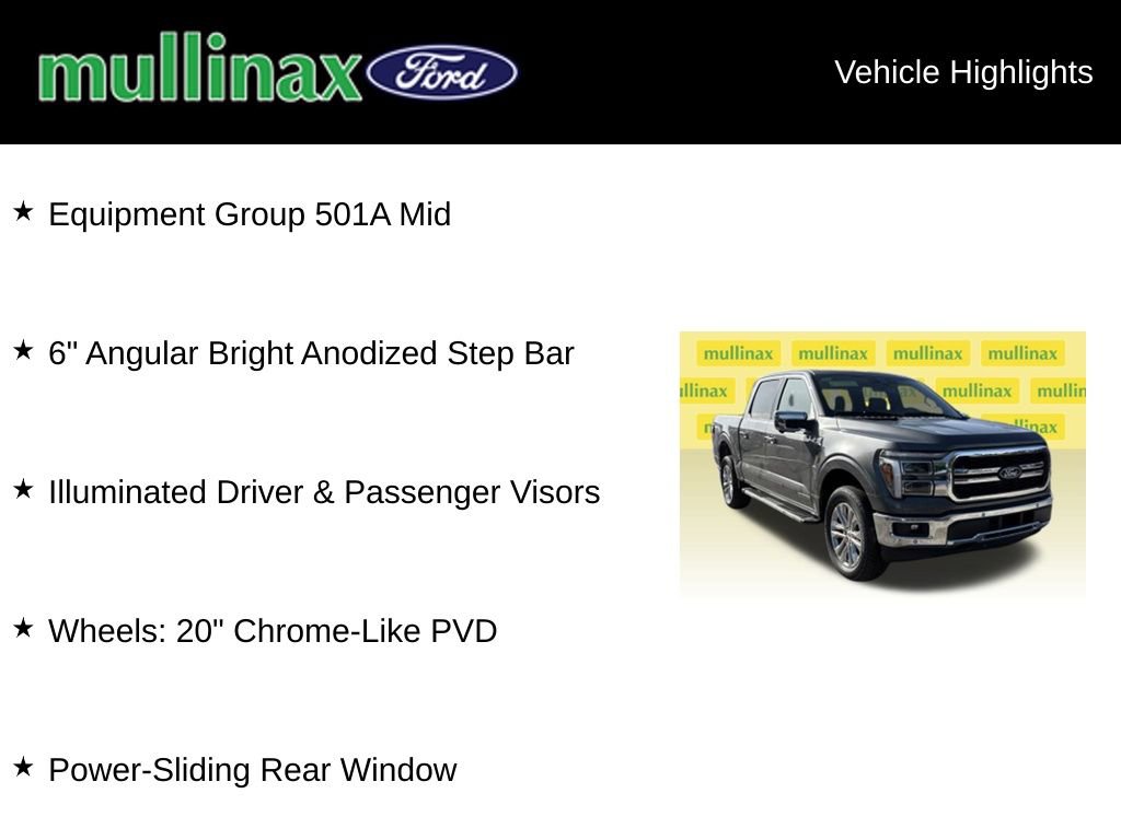 New 2025 Ford F150 Lariat w/ Equipment Group 501A Mid image 15