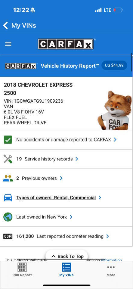 Used 2018 Chevrolet Express 2500 w/ Driver Convenience Package image 23