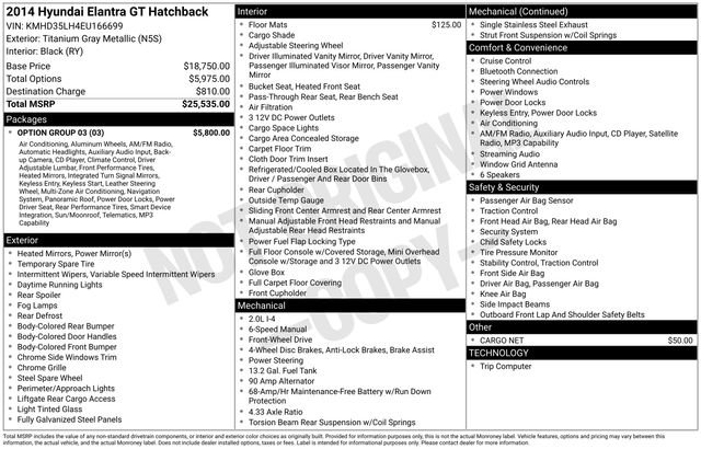 Used 2014 Hyundai Elantra GT w/ Option Group 03 image 34