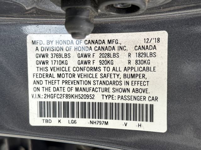 Used 2019 Honda Civic Sport image 24