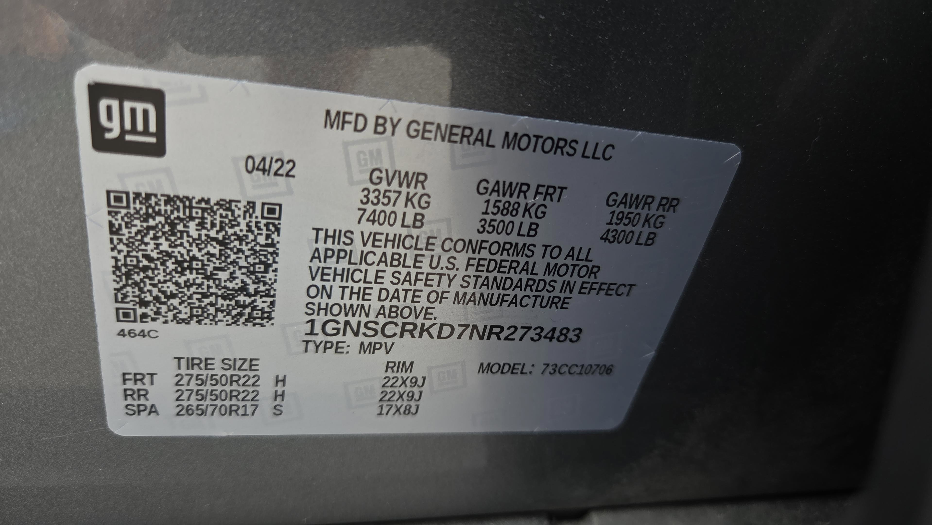 Used 2022 Chevrolet Tahoe RST w/ Luxury Package RWD image 16