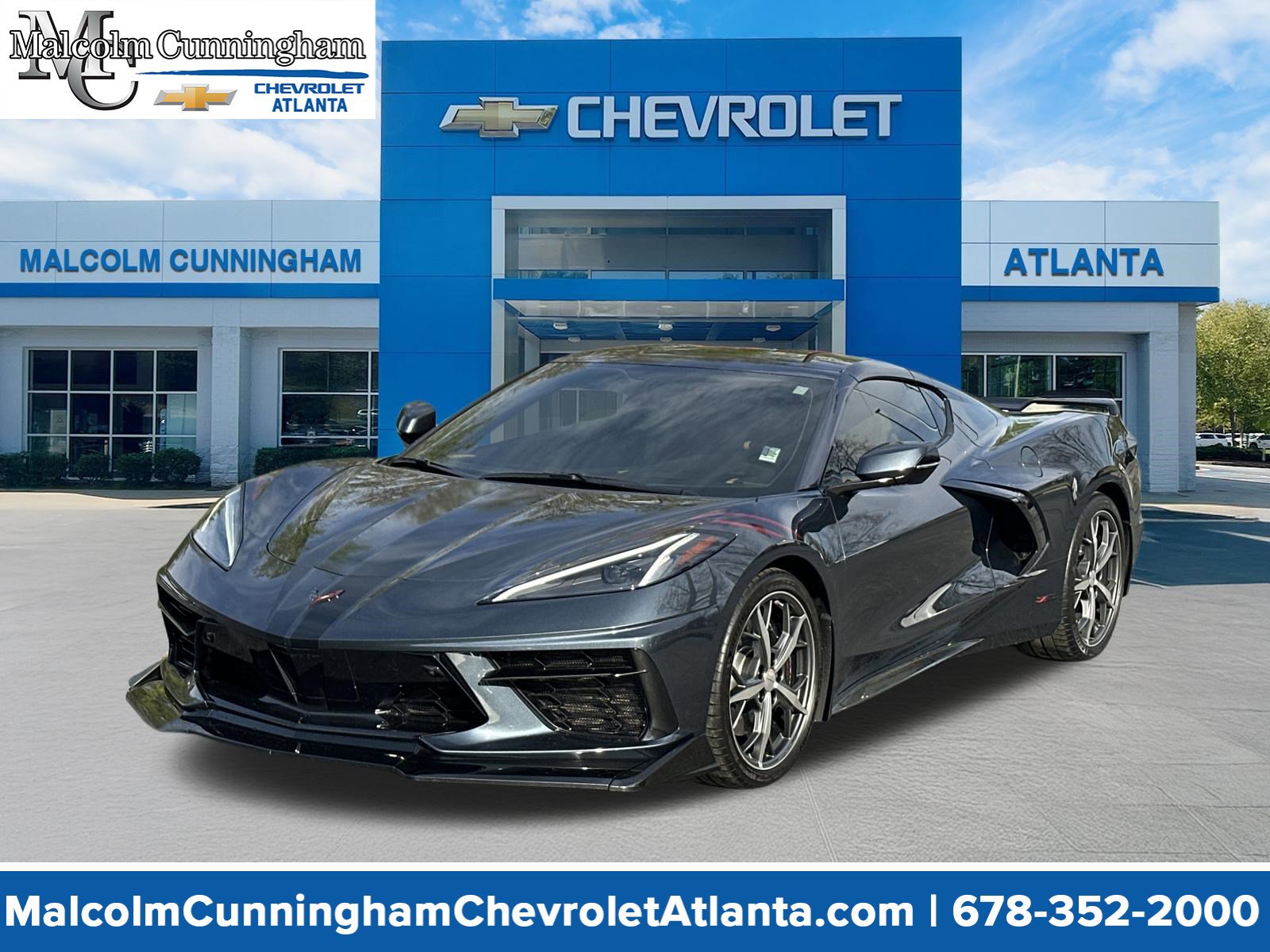 Used 2020 Chevrolet Corvette Stingray Premium Cpe w/ 3LT Preferred Equipment Group image 1
