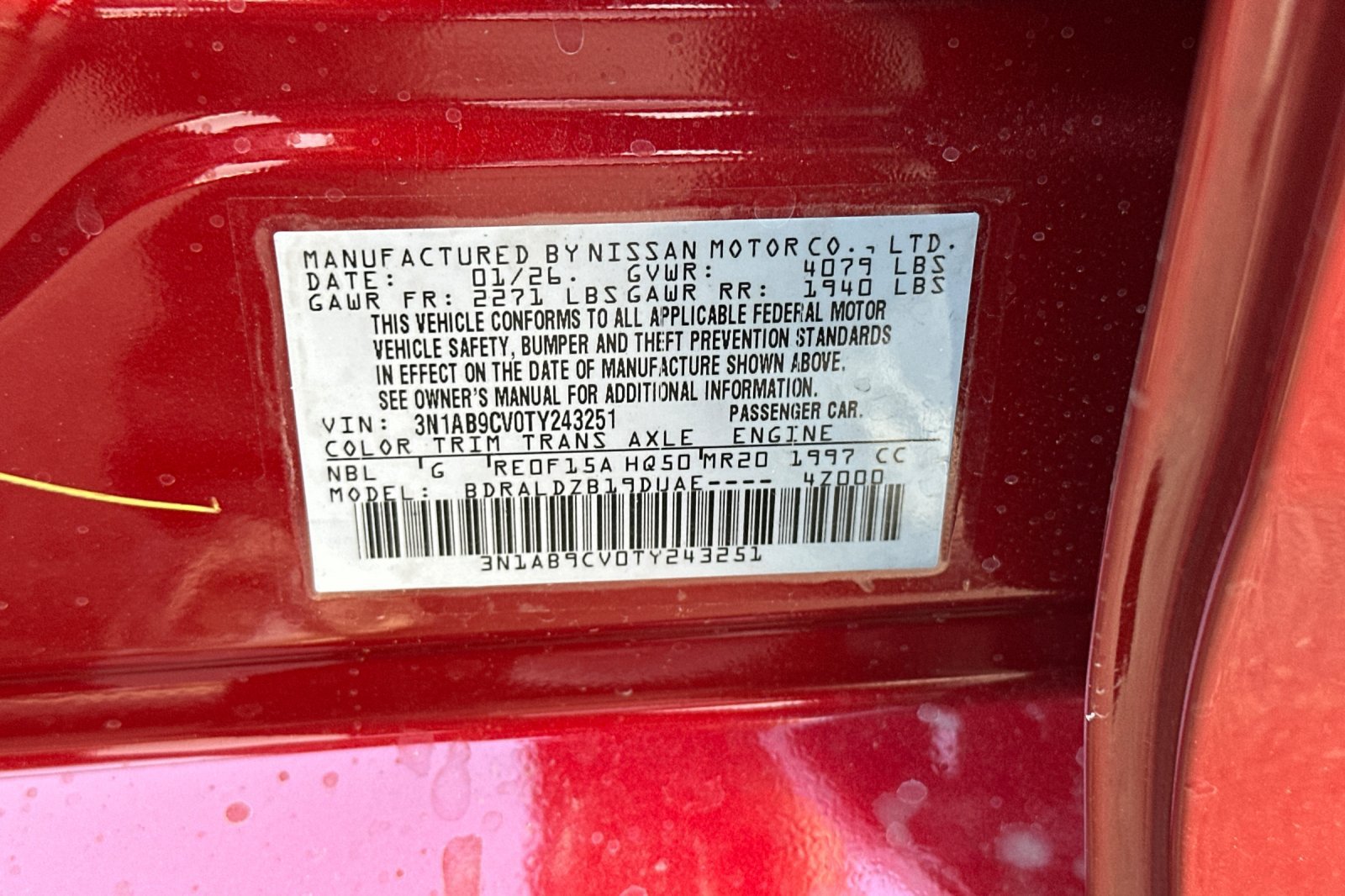 New 2026 Nissan Sentra SV w/ SV Convenience Package FWD image 26