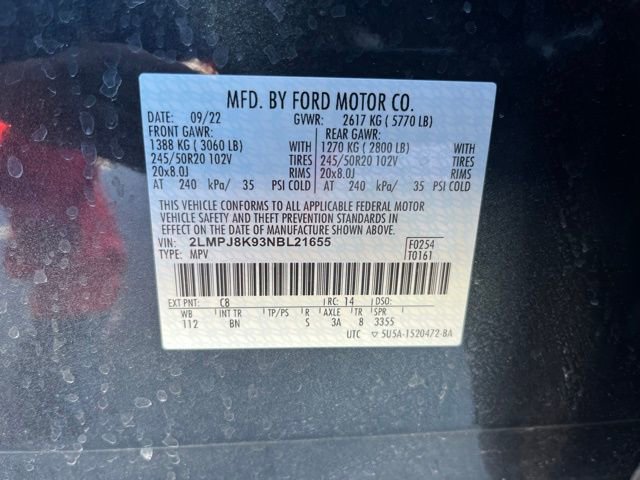 Used 2022 Lincoln Nautilus Reserve image 28