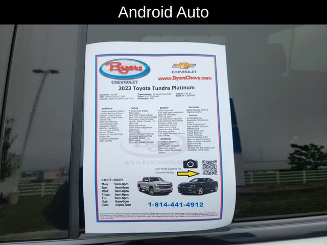 Used 2023 Toyota Tundra Platinum AWD/4WD image 13