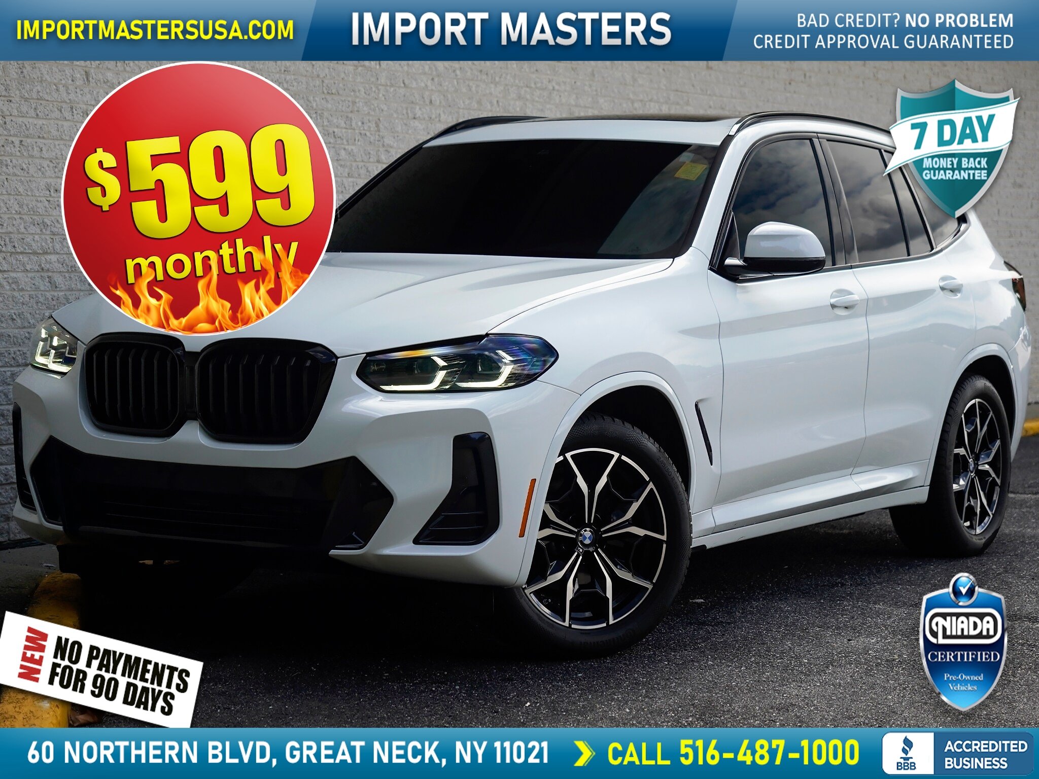 Used 2024 BMW X3 xDrive30i w/ M Sport Package