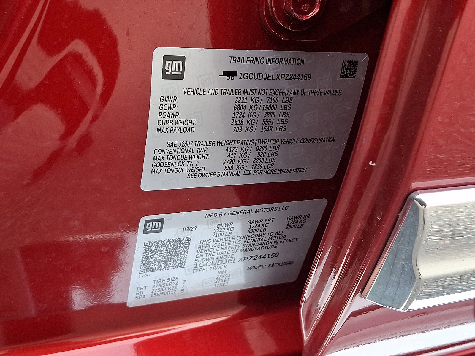 Used 2023 Chevrolet Silverado 1500 High Country w/ Technology Package image 27