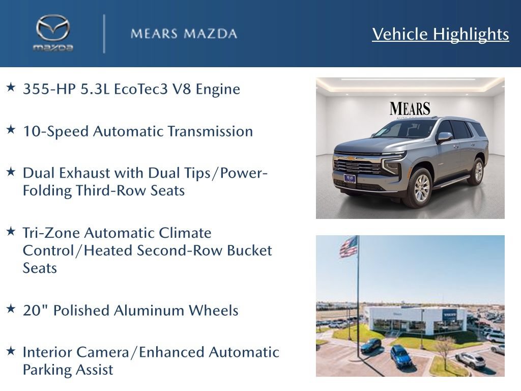 Used 2026 Chevrolet Tahoe Premier AWD/4WD image 2