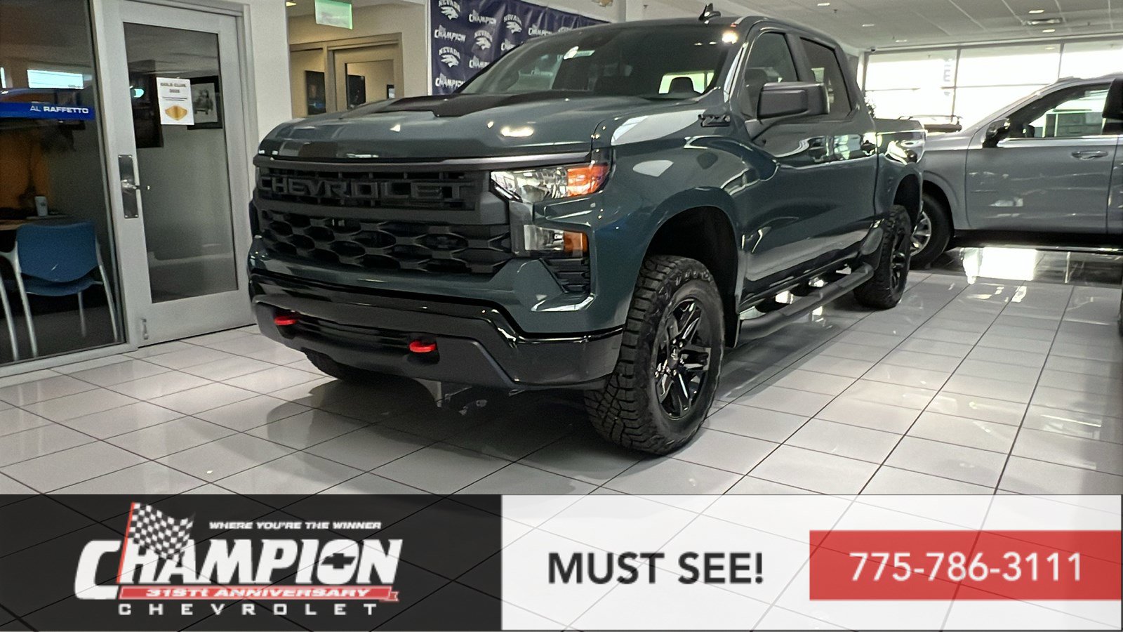 New 2026 Chevrolet Silverado 1500 Custom Trail Boss w/ LPO, Dark Essentials Package