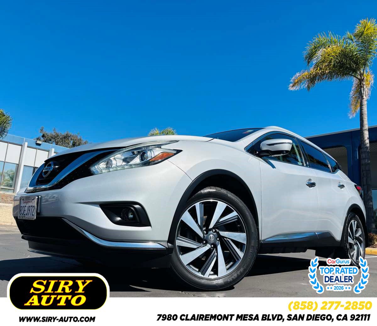 Used 2018 Nissan Murano Platinum w/ Cargo Package FWD image 1