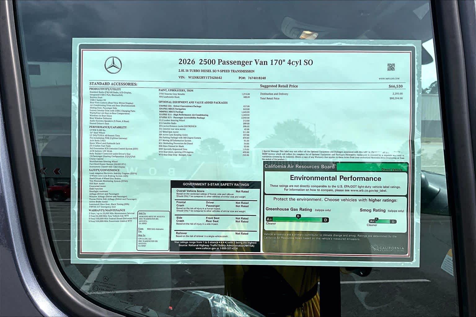 New 2026 Mercedes-Benz Sprinter 2500 image 19