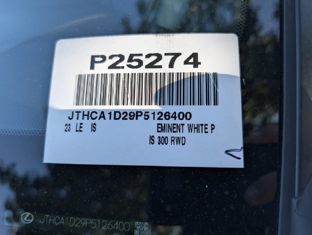 Used 2023 Lexus IS 300 w/ Comfort Package RWD image 39