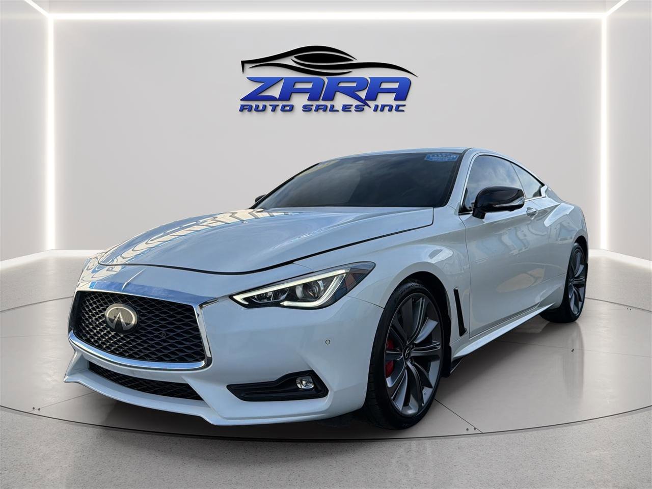 Used 2021 INFINITI Q60 Red Sport 400 w/ Cargo Package AWD/4WD image 3