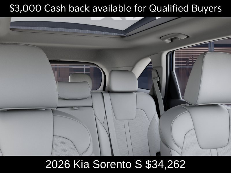 New 2026 Kia Sorento S w/ S Panoramic Sunroof Package FWD image 27