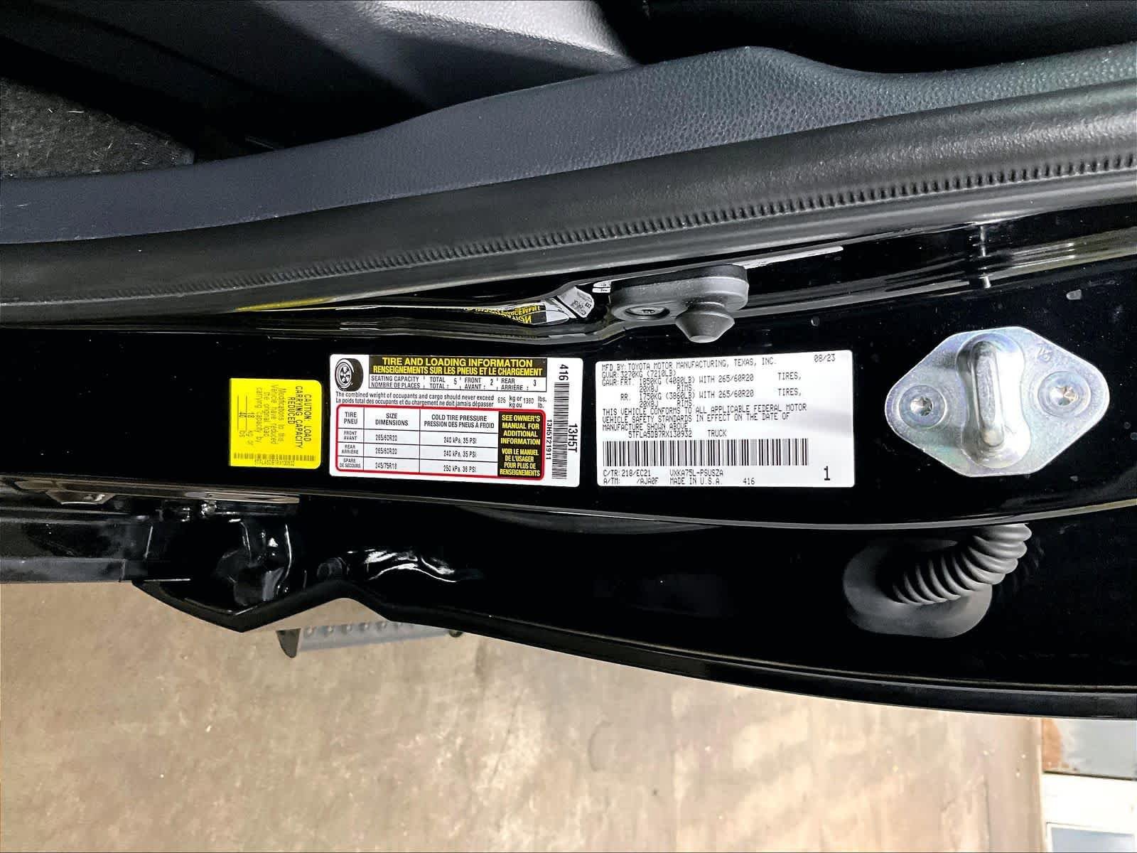 Used 2024 Toyota Tundra SR5 w/ TRD Sport Premium Package AWD/4WD image 36