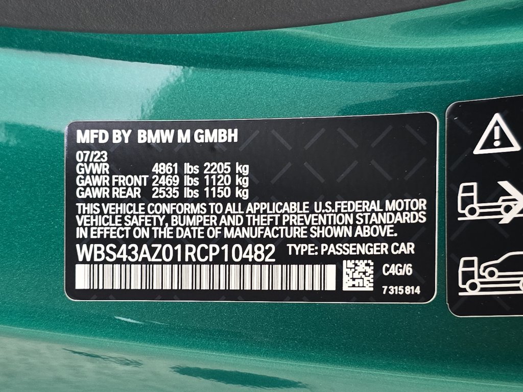 Certified 2024 BMW M4 xDrive Competition w/ Executive Package AWD/4WD image 34