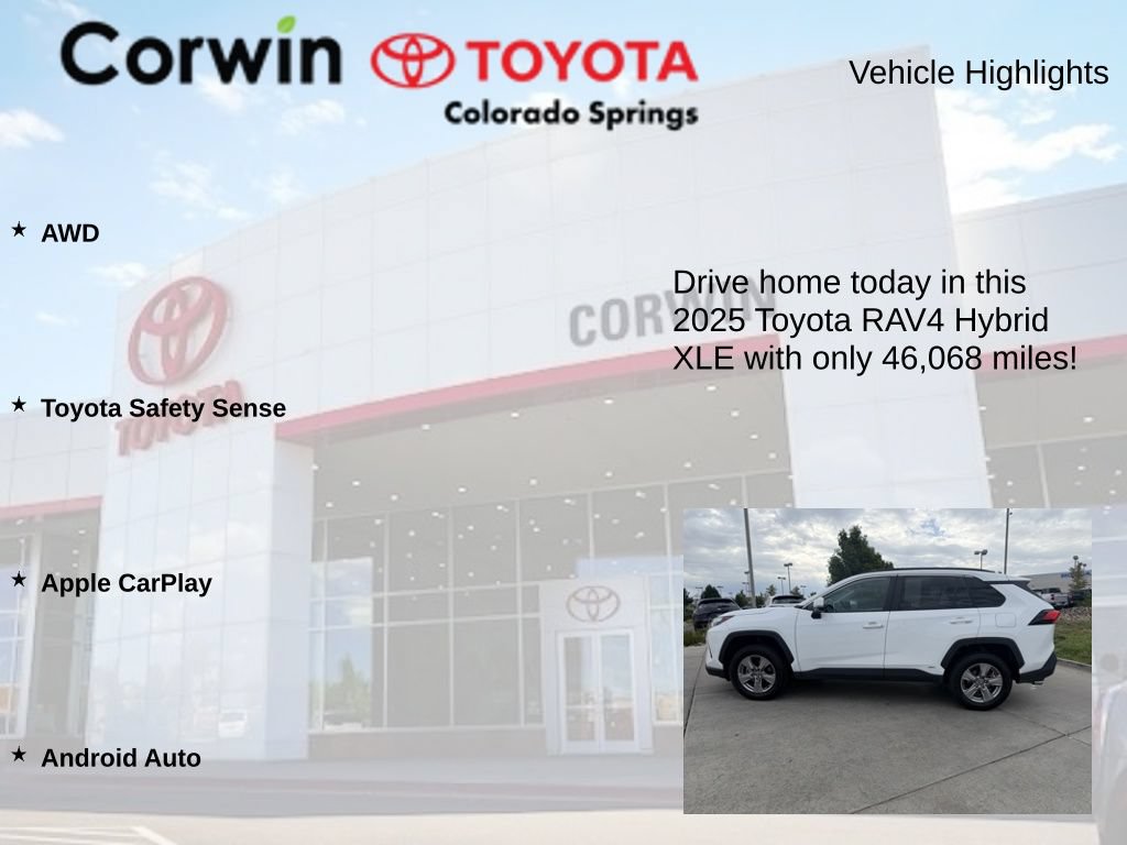 Used 2025 Toyota RAV4 XLE AWD/4WD image 6