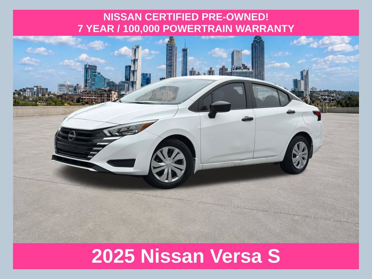 Used 2025 Nissan Versa S w/ Trunk Package
