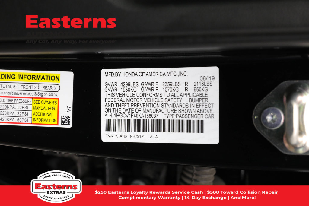 Used 2019 Honda Accord EX image 35