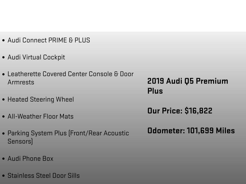 Used 2019 Audi Q5 2.0T Premium Plus w/ Premium Plus Package AWD/4WD image 36