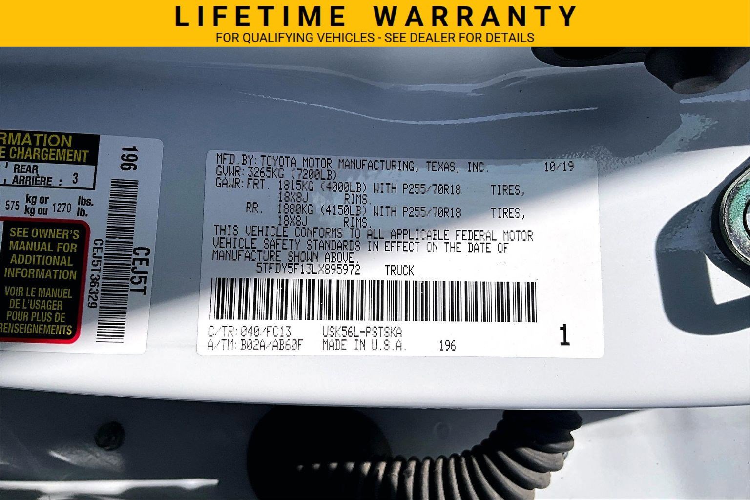 Used 2020 Toyota Tundra SR5 w/ SR5 Convenience Package AWD/4WD image 36