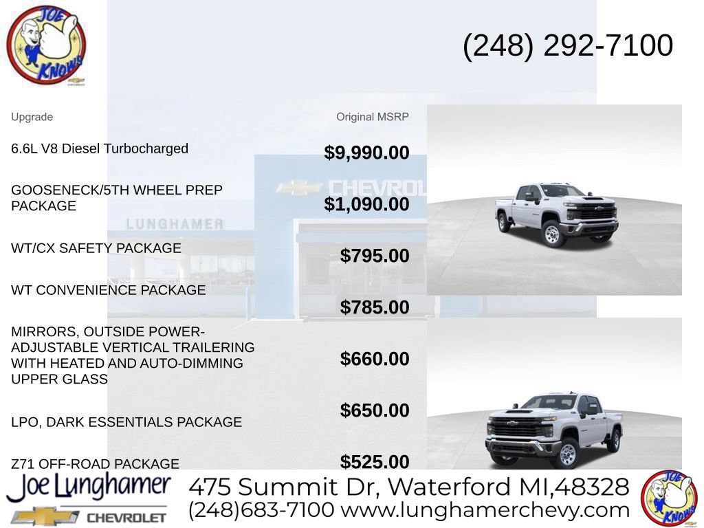 New 2026 Chevrolet Silverado 2500 W/T AWD/4WD image 18