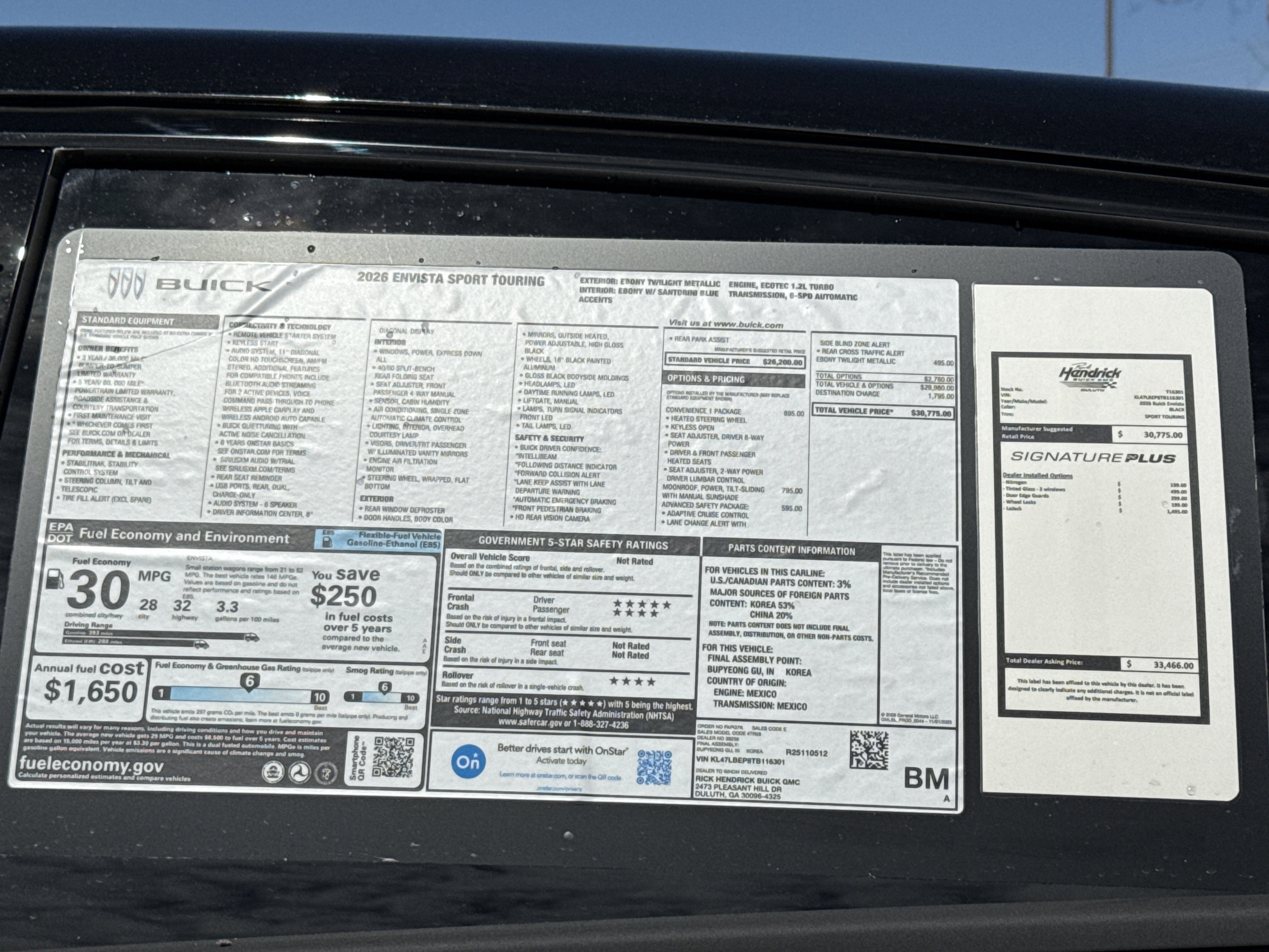 New 2026 Buick Envista Sport Touring w/ Convenience I Package image 34