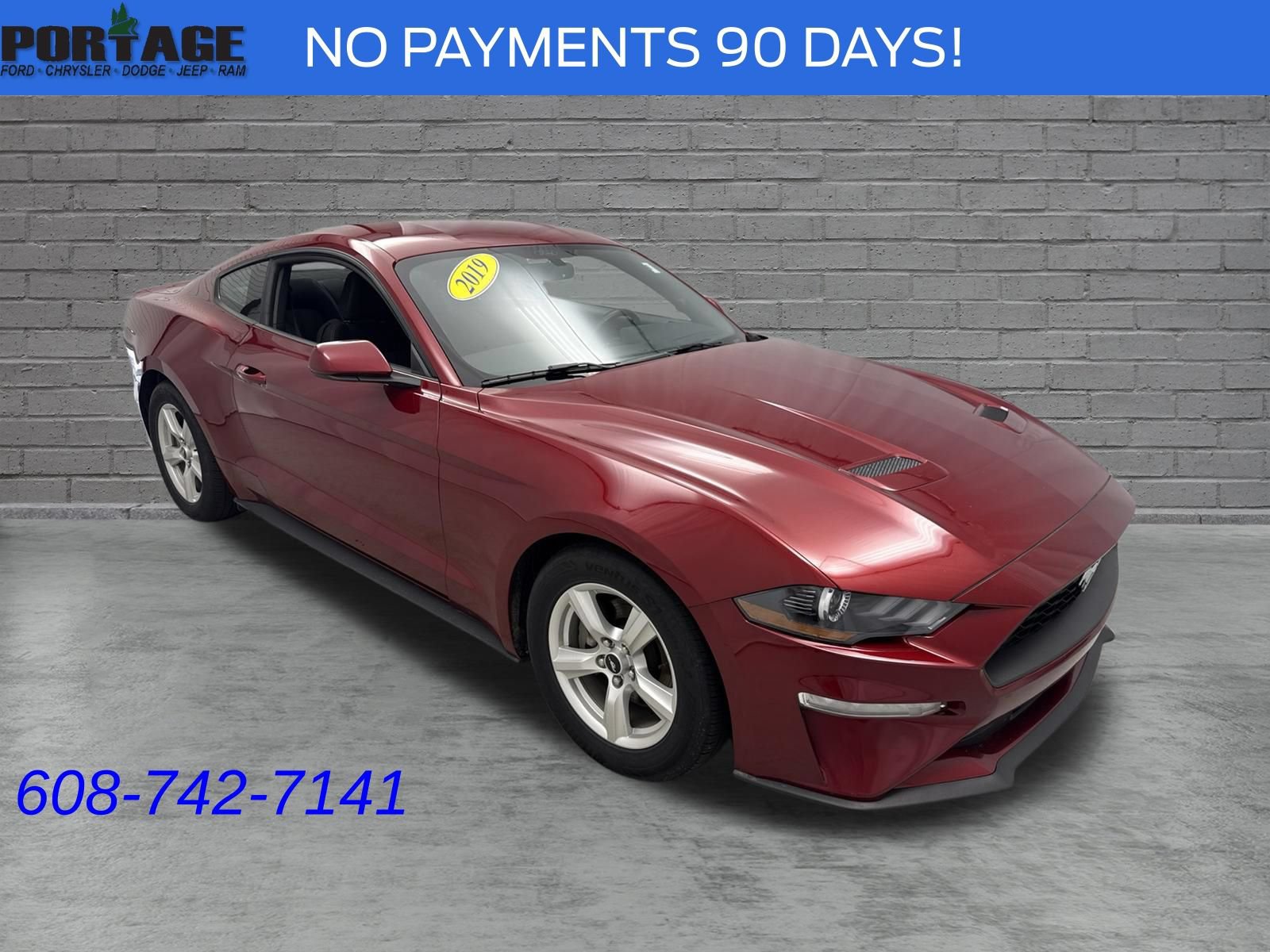Certified 2019 Ford Mustang Coupe RWD image 1
