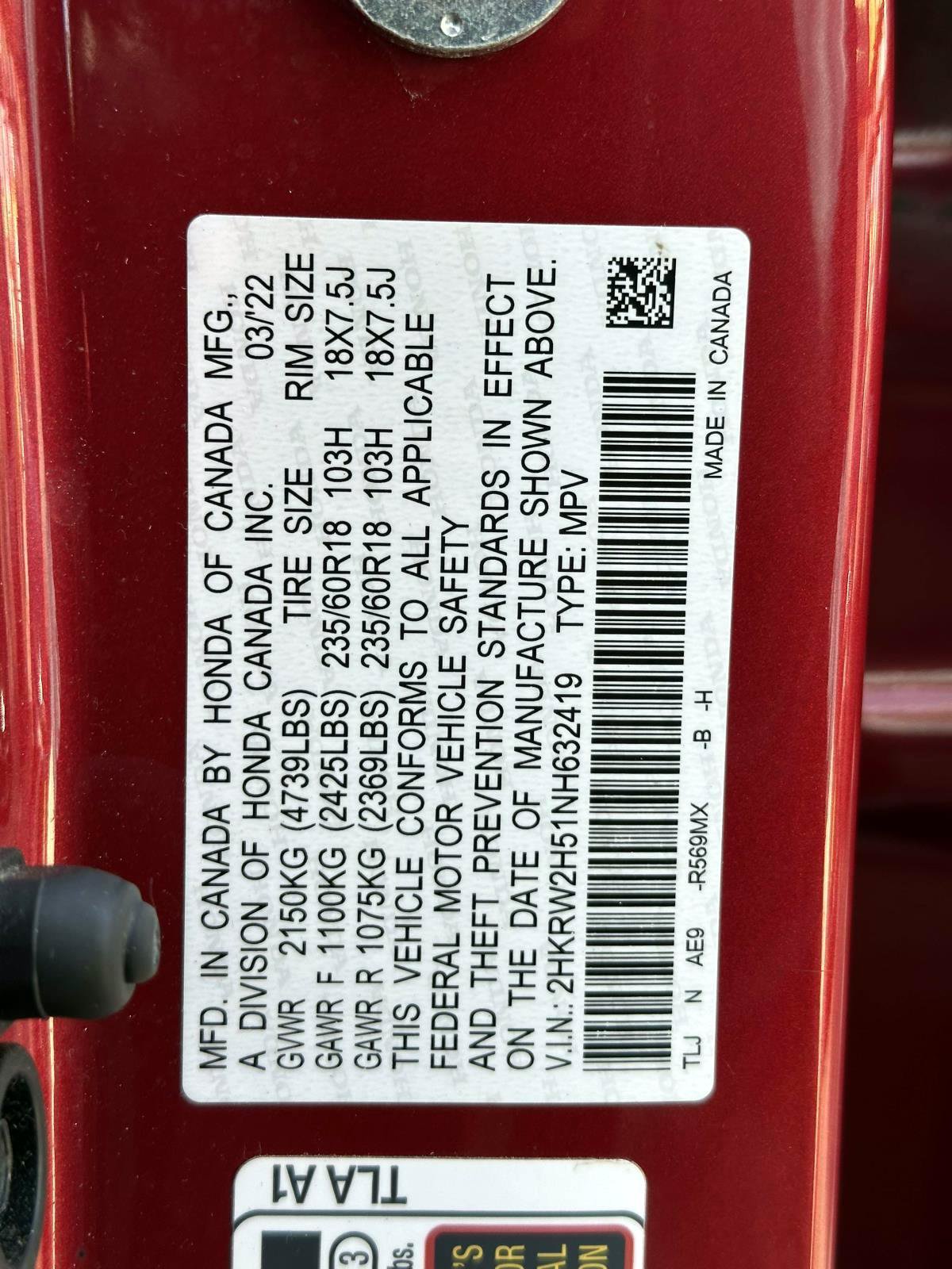 Used 2022 Honda CR-V EX image 36